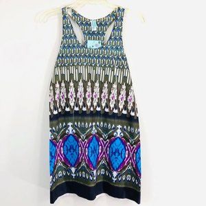 JJ Authentic Woman Sz XS/S Dress Green Blue Purple
